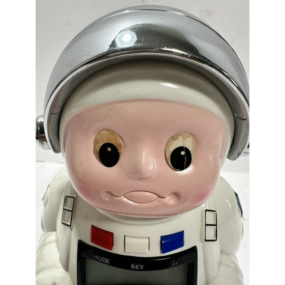NASA astronaut‎ digital electronic vintage clock and coin bank